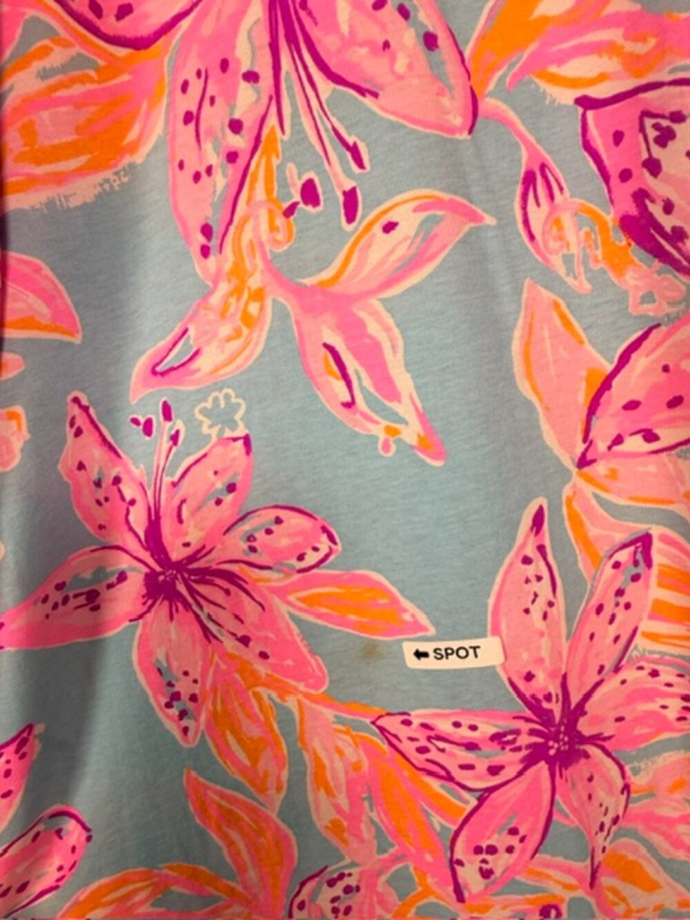 Lilly Pulitzer Margot Swing Dress Surf Blue Bonita Blooms Tassels XXL - Picture 10 of 13